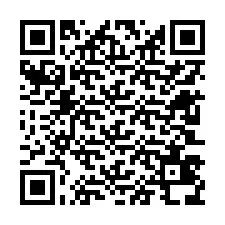 QR Code pour le numéro de téléphone +12603438568