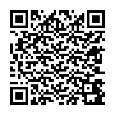 QR-code voor telefoonnummer +12603481098