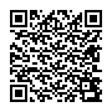 Código QR para número de teléfono +12603493646