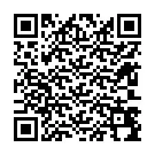 Código QR para número de teléfono +12603494401