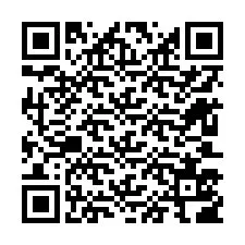 Código QR para número de teléfono +12603506581