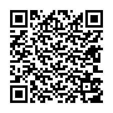 QR-koodi puhelinnumerolle +12603507506