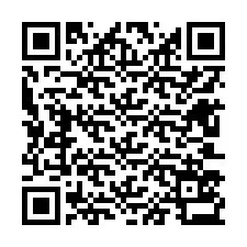 Código QR para número de teléfono +12603533682