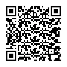 Codice QR per il numero di telefono +12603534192