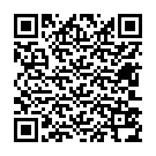 QR-код для номера телефона +12603534213