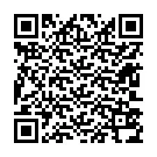 Codice QR per il numero di telefono +12603534215