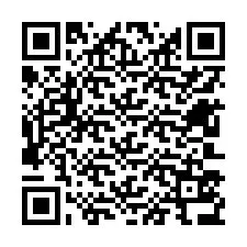 Código QR para número de telefone +12603536243