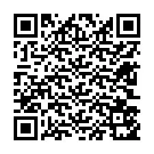 Kode QR untuk nomor Telepon +12603551729