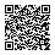 QR-code voor telefoonnummer +12603554280