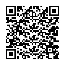 QR-code voor telefoonnummer +12603558778