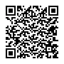 QR-code voor telefoonnummer +12603559546