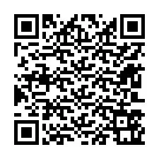 QR Code สำหรับหมายเลขโทรศัพท์ +12603561455