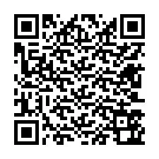 QR-code voor telefoonnummer +12603562496