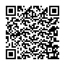 Codice QR per il numero di telefono +12603563554