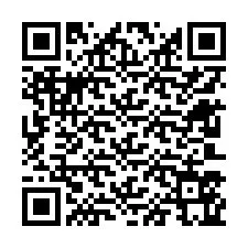 QR-Code für Telefonnummer +12603565448