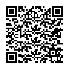 Código QR para número de telefone +12603565449