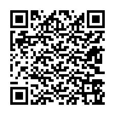 Codice QR per il numero di telefono +12603565835