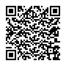 Código QR para número de teléfono +12603566009