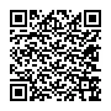 QR-Code für Telefonnummer +12603566479