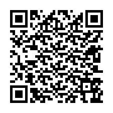 QR-koodi puhelinnumerolle +12603566494