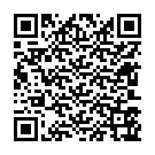 Kode QR untuk nomor Telepon +12603567044