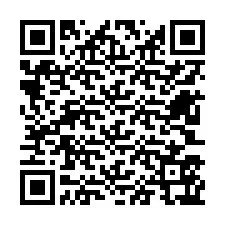 QR код за телефонен номер +12603567127