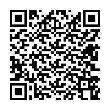 Código QR para número de telefone +12603568276