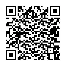 QR-Code für Telefonnummer +12603568277