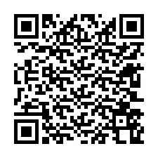 Kode QR untuk nomor Telepon +12603568764