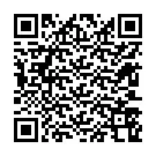 QR-code voor telefoonnummer +12603568981