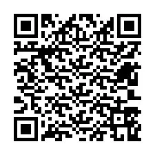 QR-код для номера телефона +12603569807