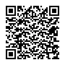 Kode QR untuk nomor Telepon +12603574257