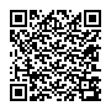 QR-code voor telefoonnummer +12603593059