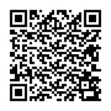 Kod QR dla numeru telefonu +12603593712