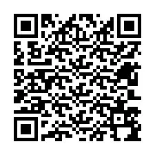 Codice QR per il numero di telefono +12603594543