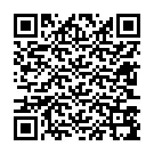 QR-code voor telefoonnummer +12603595068