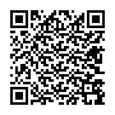 QR-code voor telefoonnummer +12603599136