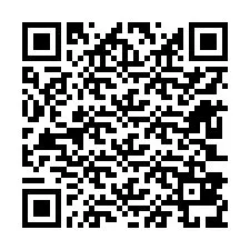 QR-code voor telefoonnummer +12603839265