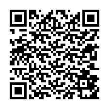 QR-код для номера телефона +12603851784