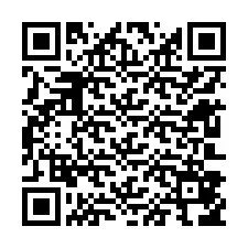 QR-Code für Telefonnummer +12603856654