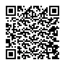 Código QR para número de telefone +12603856798