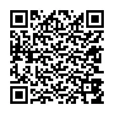 QR Code สำหรับหมายเลขโทรศัพท์ +12603856868