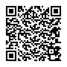 Kode QR untuk nomor Telepon +12603870412