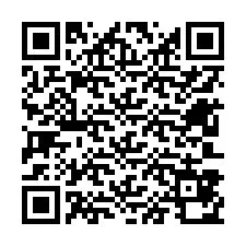 Código QR para número de teléfono +12603870413