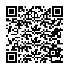 Código QR para número de teléfono +12603872347