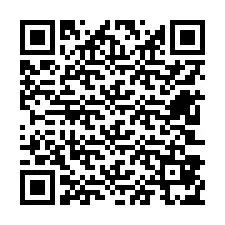 QR-koodi puhelinnumerolle +12603875267