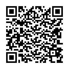 QR-код для номера телефона +12603878356