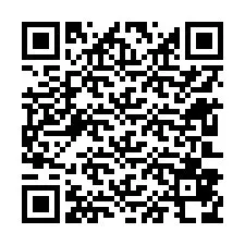 Código QR para número de telefone +12603878754