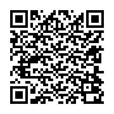 Código QR para número de telefone +12604020208