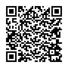 QR Code สำหรับหมายเลขโทรศัพท์ +12604021902